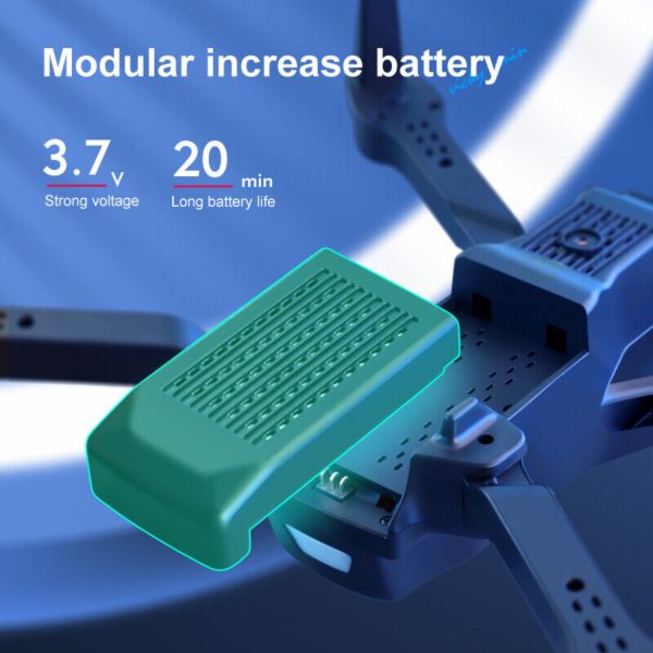 4DRC V13 Foldable FPV Drone — 1080p HD Cam, 2 Batteries (≈26-min), Easy Beginner Controls - Image 8