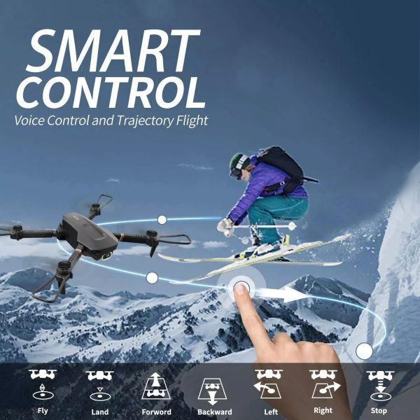 4DRC V4 Foldable Mini Drone — 1080p Cam, 90° Tilt, 3 Batteries (≈26-min), Beginner-Friendly - Image 4