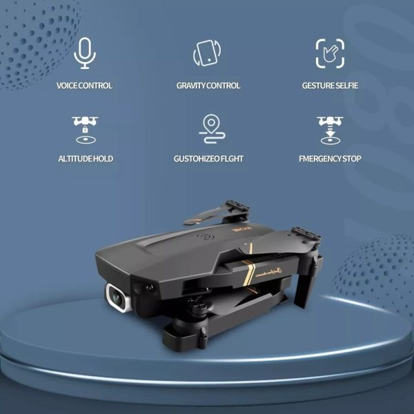 4DRC V4 Foldable Mini Drone — 1080p Cam, 90° Tilt, 3 Batteries (≈26-min), Beginner-Friendly - Image 6