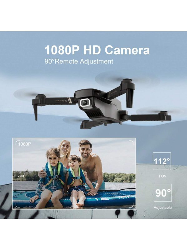 4DRC V4 Foldable Mini Drone — 1080p Cam, 90° Tilt, 3 Batteries (≈26-min), Beginner-Friendly - Image 7