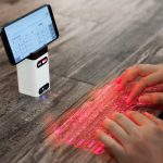 A80 Laser Projection Keyboard & Mouse — BT/USB, Pocket-Size