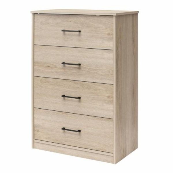 BrEZ Build Pearce 4-Drawer Dresser — Light Oak, Quick SwitchLock™ Assembly - Image 10