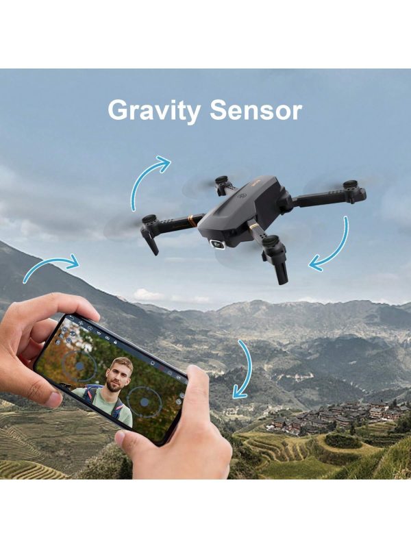 4DRC V4 Foldable Mini Drone — 1080p Cam, 90° Tilt, 3 Batteries (≈26-min), Beginner-Friendly - Image 8