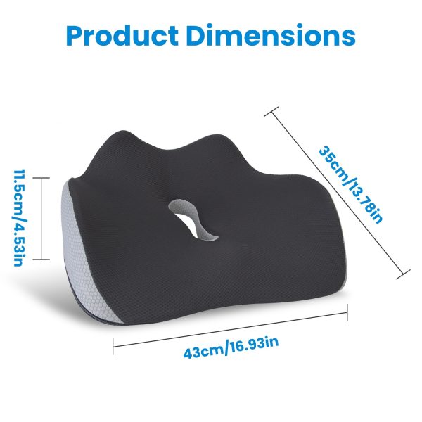 Memory Foam Seat Cushion — breathable, supportive, stays put - Image 5