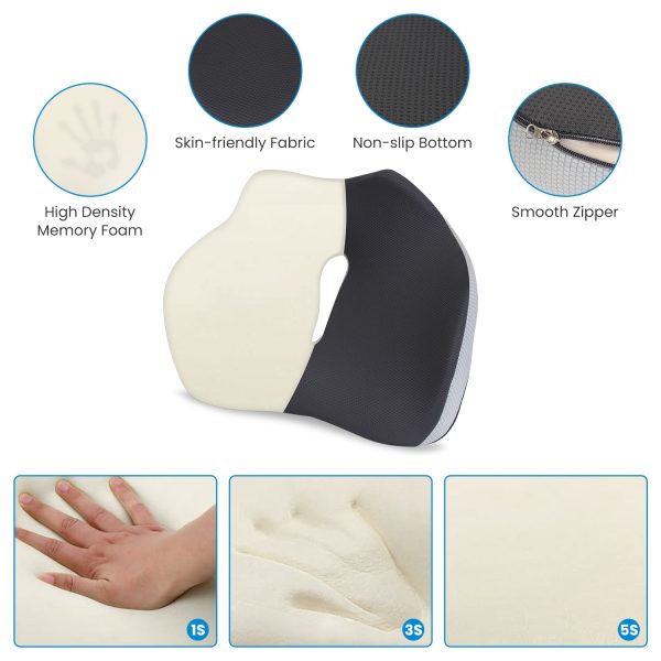 Memory Foam Seat Cushion — breathable, supportive, stays put - Image 4