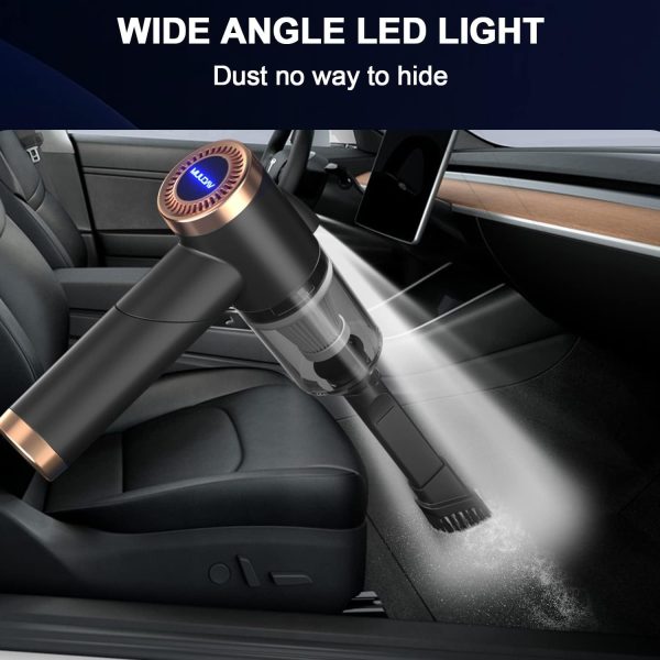 Vacuum Cleaner And Air Duster For Cars, Homes, Offices And Pets, High-power, Multi-nozzle Handheld Car Vacuum Cleaner. - Image 3