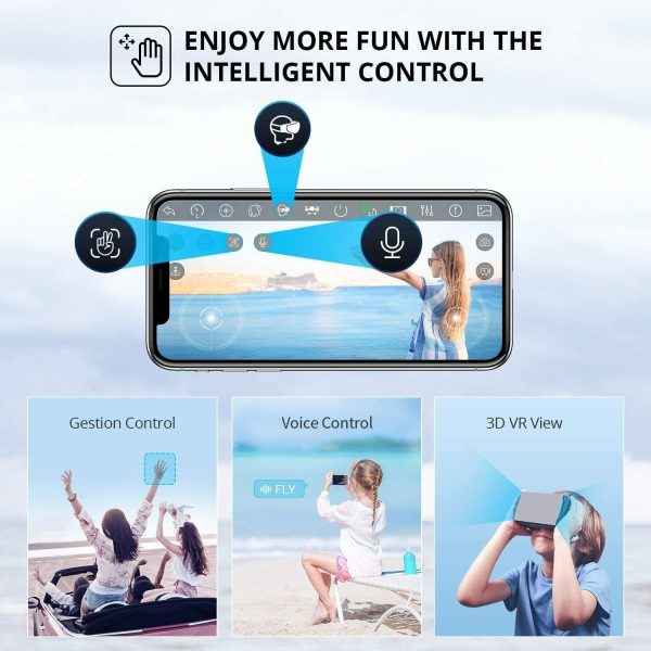 4DRC V13 Foldable FPV Drone — 1080p HD Cam, 2 Batteries (≈26-min), Easy Beginner Controls - Image 4