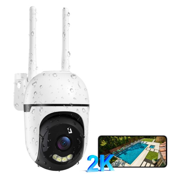 3MP Mini PTZ Wi-Fi Camera — 350° Pan/90° Tilt, Auto-Track, 2-Way Audio - Image 2