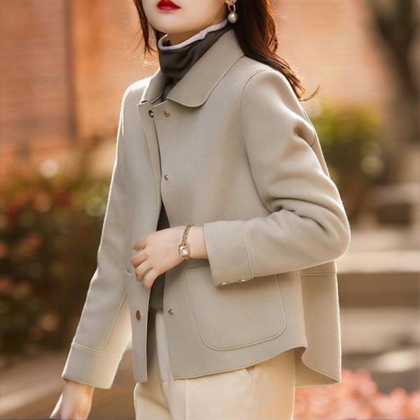Retro Raglan Coat — Single-Breasted, Pockets, M–4XL