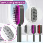 Self-Cleaning Air-Cushion Hair Brush — Anti-Static, One-Click Clean, Scalp Massage