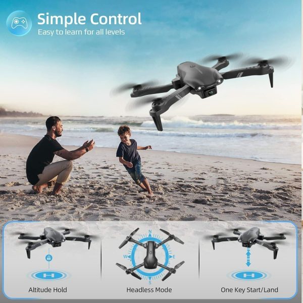 4DRC V13 Foldable FPV Drone — 1080p HD Cam, 2 Batteries (≈26-min), Easy Beginner Controls - Image 10