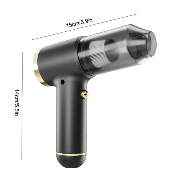 Vacuum Cleaner And Air Duster For Cars, Homes, Offices And Pets, High-power, Multi-nozzle Handheld Car Vacuum Cleaner. - Image 7