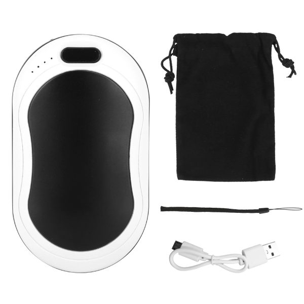 10,000mAh Pocket Hand Warmer & Power Bank — Double-Sided Heat, 3 Temps, LED + Vibration - Image 9
