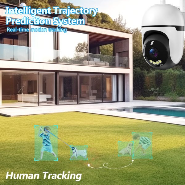 3MP Mini PTZ Wi-Fi Camera — 350° Pan/90° Tilt, Auto-Track, 2-Way Audio - Image 5