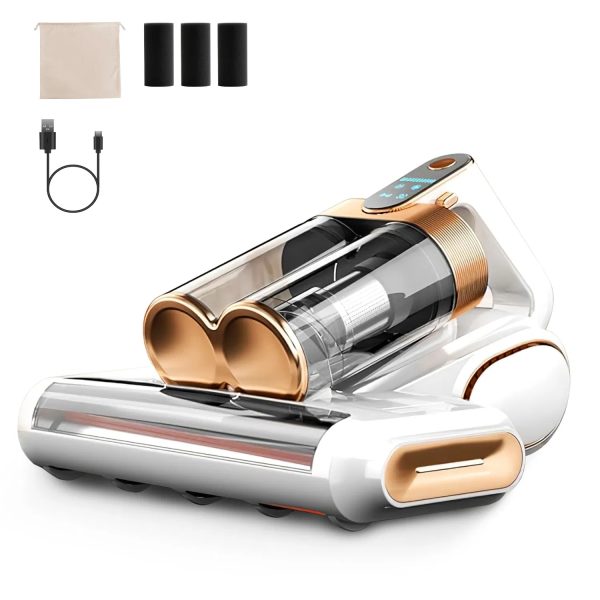 Cordless Mattress Vacuum — 16 kPa Suction, UVC + Ultrasonic, 18,000 RPM Brushroll, Dual Dust Bins - Image 3