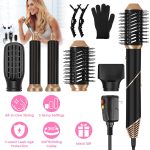 5-in-1 Hot Air Wrap Styler — Dry, Smooth & Curl with Auto Wrap Barrels, 3 Temps, ALCI Safety (GPCT5395)