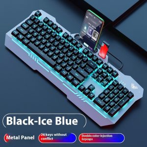 Wired Mechanical-Feel Gaming Set — F3010 Keyboard + S-Series Mouse + Optional S60x Headset & Pad