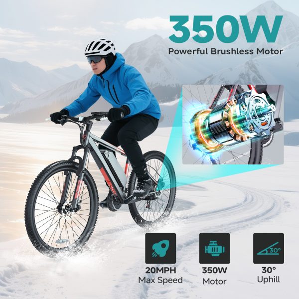 350W 20″ City E-Bike — 21-Speed, up to 40 km Range, Disc Brakes - Image 6