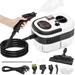 2500W Handheld Steam Cleaner — 1.2L Tank, Up to 3 Bar, 7-Piece Tool Kit