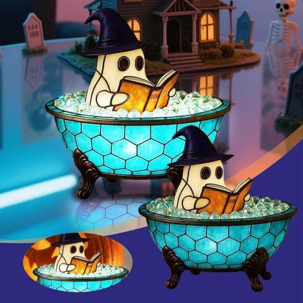 Glow-in-the-Dark Bubble-Bath Ghosts — 3D Halloween Bathroom Statues - Image 5