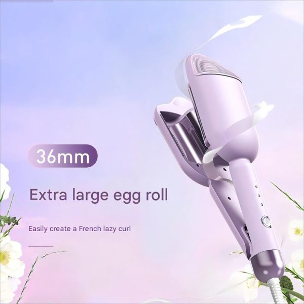 Cat Paw Curling Wand — 36 mm Water-Wave “Sheep Curls”, Ceramic Barrel, Travel-Ready - Image 4