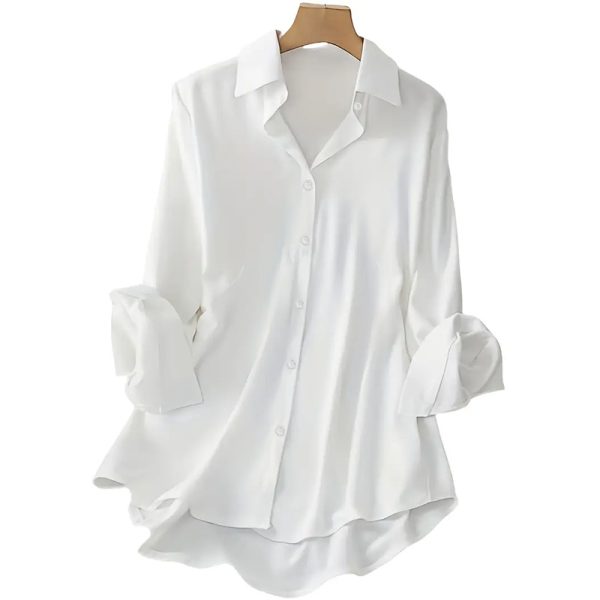 Plus-Size Lapel Office Shirt — Polished Button-Down for Workdays & Smart-Casual - Image 10