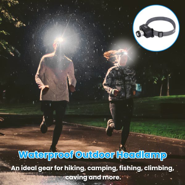 Motion-Sensor LED Headlamp — Zoom Beam, 3 Modes, 45° Tilt, USB-Rechargeable - Image 10