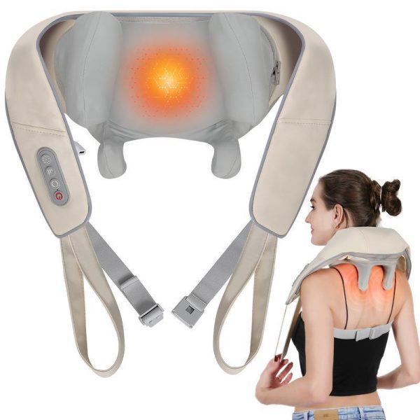 Rechargeable Shiatsu Neck & Shoulder Massager — Portable Pain Relief for Home & Car - Image 7