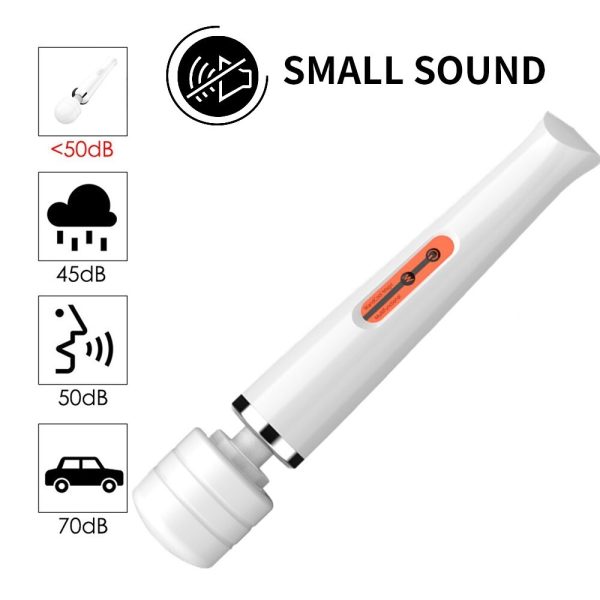Rechargeable Magic Wand Massager — 10 Speeds, Flexible Neck, Splashproof - Image 3