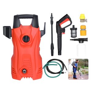 1740-PSI Electric Pressure Washer — 1400W, 2.6 GPM, Adjustable Nozzle, Soap Dispenser, IPX5