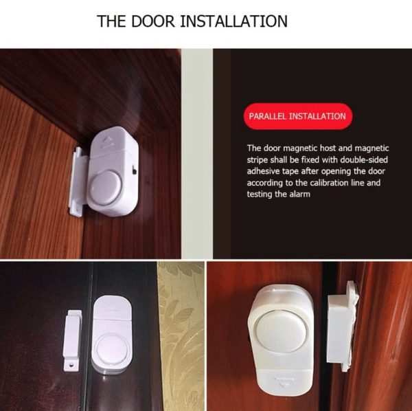 6-Pack Door & Window Alarm — Quick DIY Security with Loud Siren - Image 8