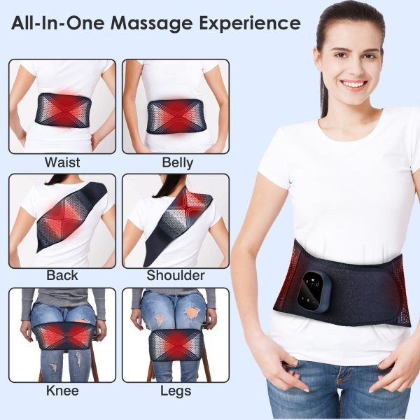 Cordless Heating & Air-Compression Back Belt — 6 Heat Levels, 3 Massage Modes, USB-C - Image 5