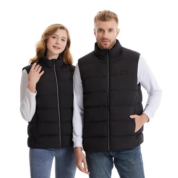 2025 Heated Vest — 15 Heat Zones, Dual-Button LED Control, 6 Levels, 12V 20,000mAh Battery (Up to 149°F) - Image 4