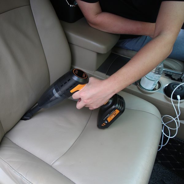 4-in-1 Cordless Car Vacuum & Tire Inflator — 150 PSI, 9 kPa Suction, LED Light, Digital Gauge - Image 2