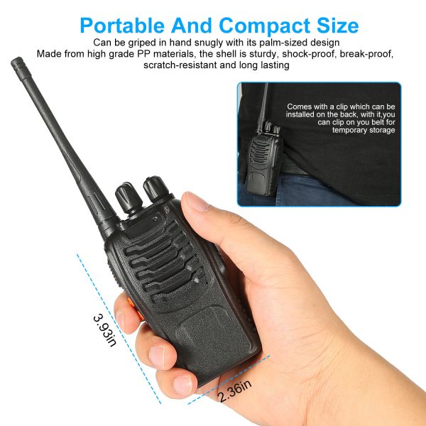 2× Baofeng BF-888S UHF Radios — 16-Channel, Long-Range, VOX, Flashlight (400–470 MHz) - Image 7