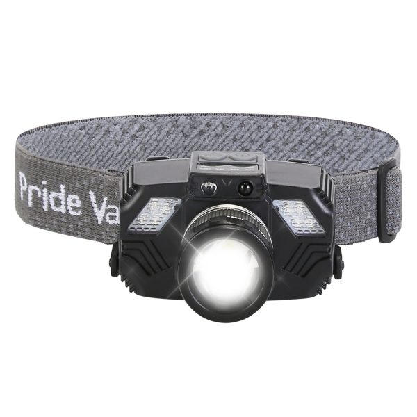 Motion-Sensor LED Headlamp — Zoom Beam, 3 Modes, 45° Tilt, USB-Rechargeable - Image 8