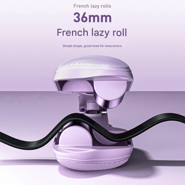 Cat Paw Curling Wand — 36 mm Water-Wave “Sheep Curls”, Ceramic Barrel, Travel-Ready - Image 3