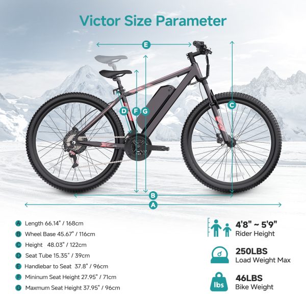 350W 20″ City E-Bike — 21-Speed, up to 40 km Range, Disc Brakes - Image 2