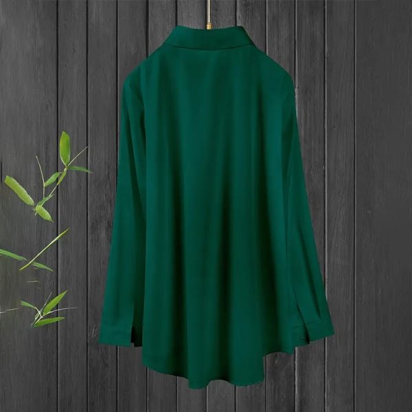 Plus-Size Lapel Office Shirt — Polished Button-Down for Workdays & Smart-Casual - Image 9