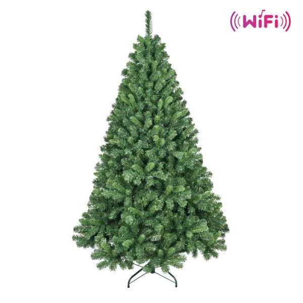 PVC Christmas Tree with Smart Wi-Fi Lights — 6ft (917 Tips, 280 LEDs) or 7ft (1339 Tips, 380 LEDs) - Image 5