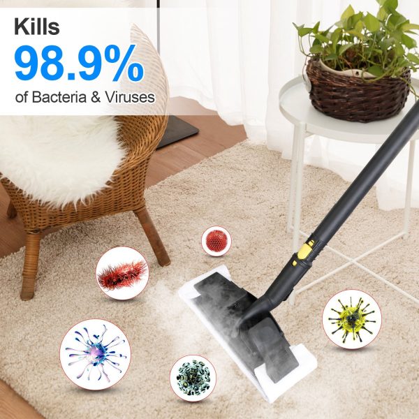 1800W Canister Steam Cleaner — 2L Tank, Up to 5 Bar, Stepless Control, 15 Tools - Image 5