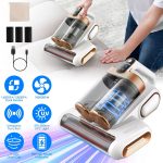 Cordless Mattress Vacuum — 16 kPa Suction, UVC + Ultrasonic, 18,000 RPM Brushroll, Dual Dust Bins