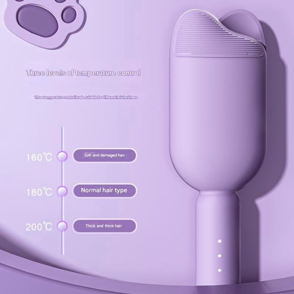 Cat Paw Curling Wand — 36 mm Water-Wave “Sheep Curls”, Ceramic Barrel, Travel-Ready - Image 10