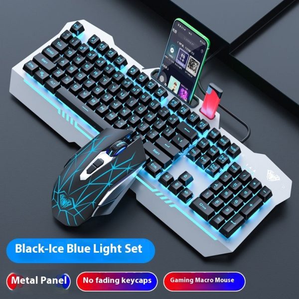 Wired Mechanical-Feel Gaming Set — F3010 Keyboard + S-Series Mouse + Optional S60x Headset & Pad - Image 6