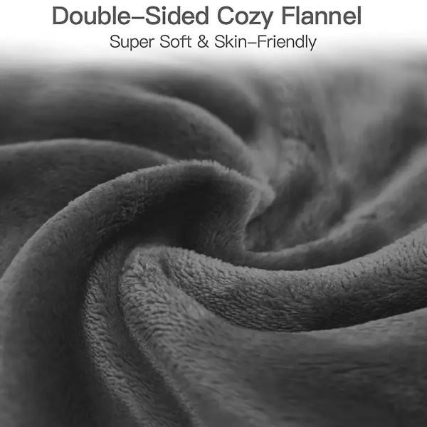 Queen Heated Blanket — Dual-Zone, 10 Heat Levels, Auto Shut-Off, Machine-Washable Flannel - Image 9