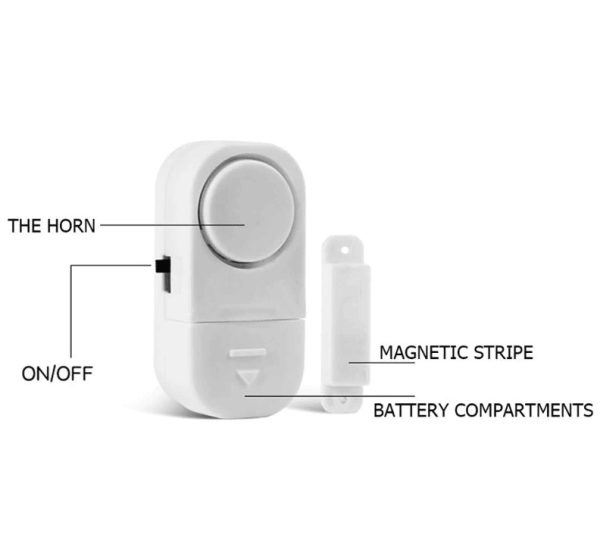 6-Pack Door & Window Alarm — Quick DIY Security with Loud Siren - Image 3