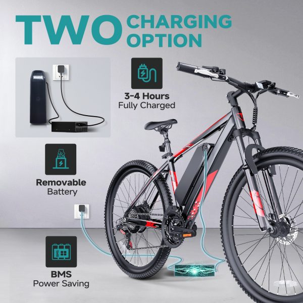 350W 20″ City E-Bike — 21-Speed, up to 40 km Range, Disc Brakes - Image 3