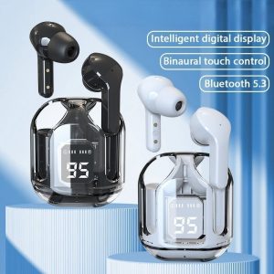 Air31 Bluetooth 5.3 Over-Ear Headphones — Hi-Fi Stereo, TWS, LED Status