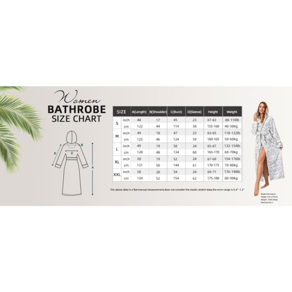 Women’s Plush Flannel Robe — 300GSM Warmth, Plus-Size Friendly, Mid-Calf Length, Oversized Pockets - Image 5