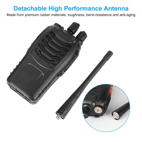 2× Baofeng BF-888S UHF Radios — 16-Channel, Long-Range, VOX, Flashlight (400–470 MHz) - Image 4